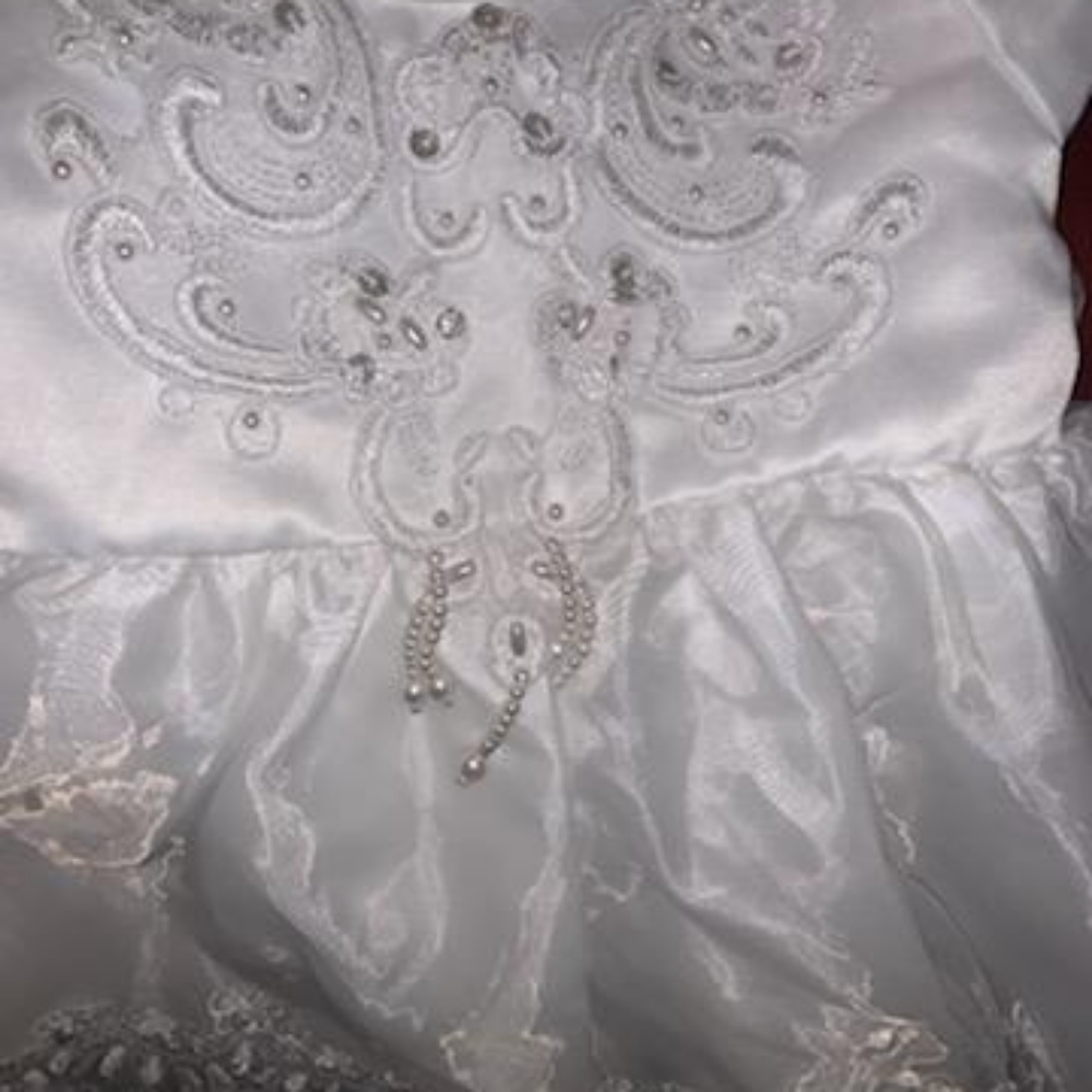 White christening gown